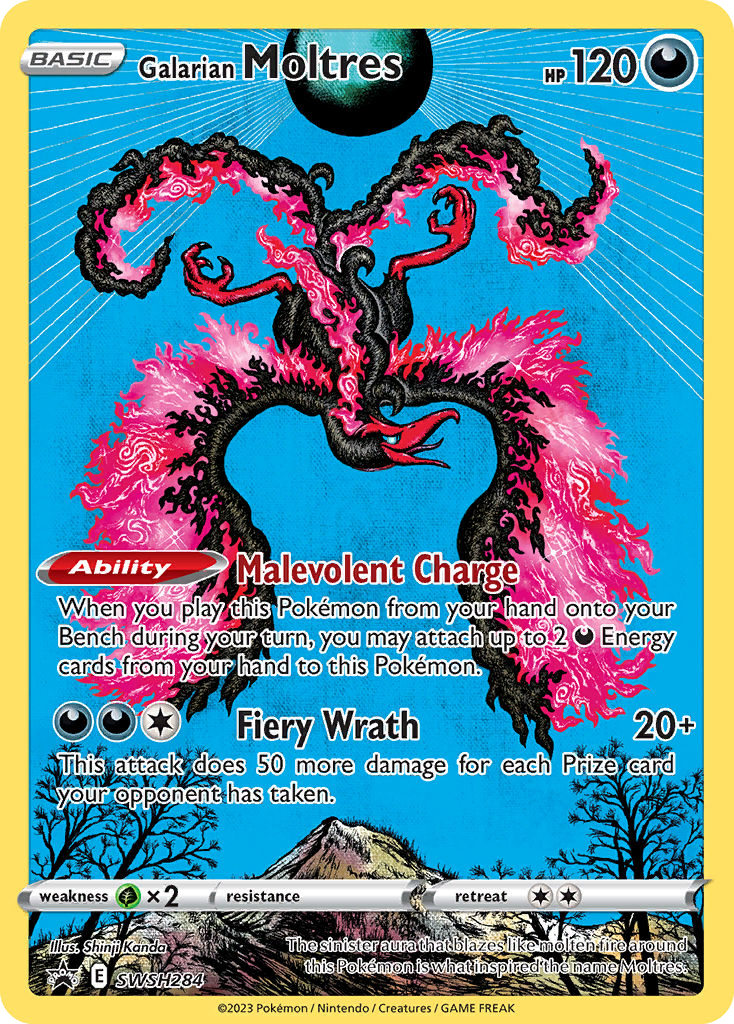 Galarian Moltres – SWSH Black Star Promos SWSH284 Pokémon card