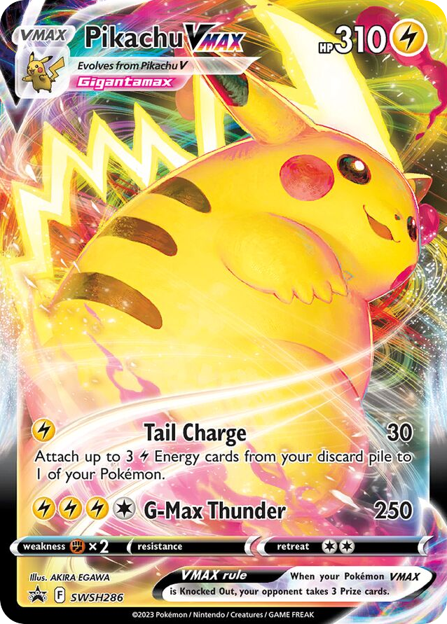 Pikachu VMAX – SWSH Black Star Promos SWSH286 Pokémon card