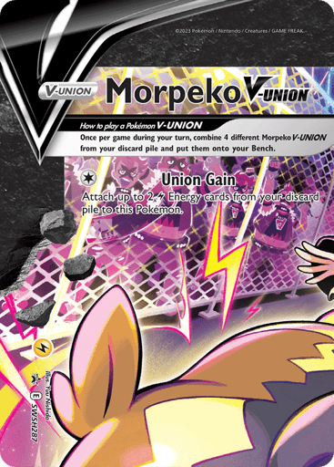 Morpeko V-UNION - SWSH Black Star Promos SWSH287