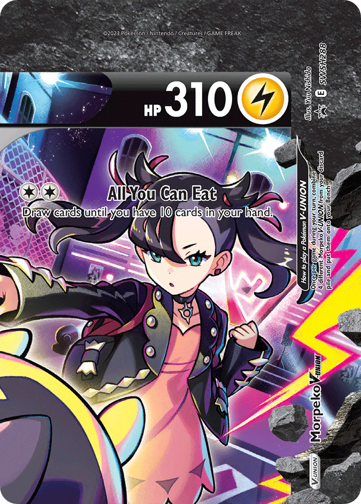 Morpeko V-UNION – SWSH Black Star Promos SWSH288 Pokémon card