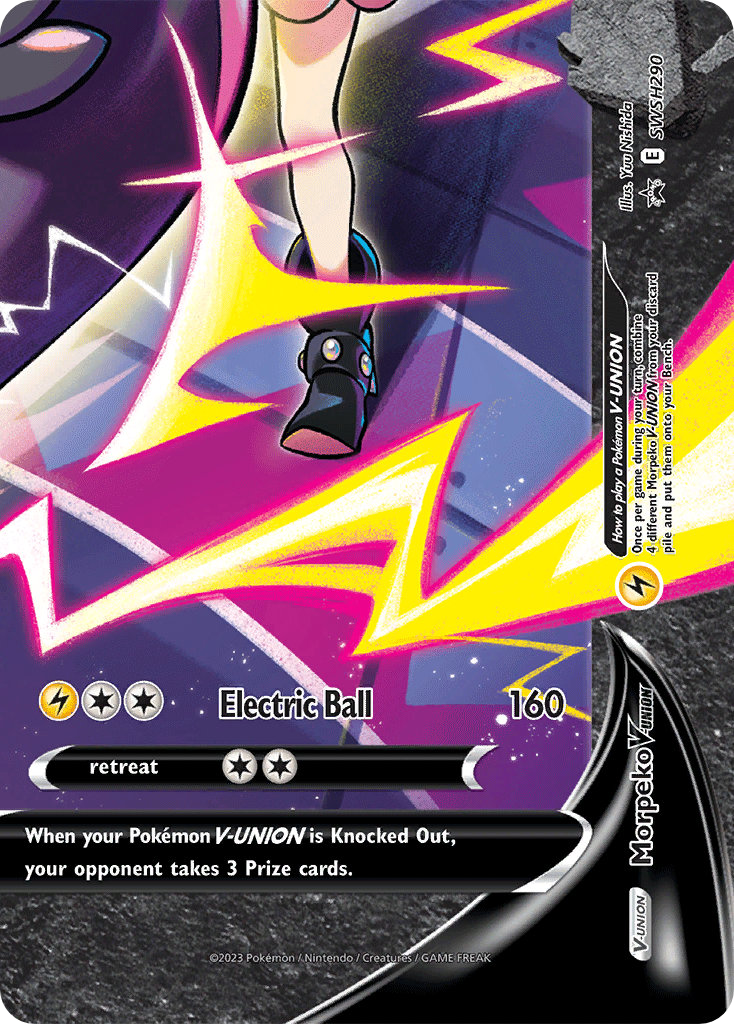 Morpeko V-UNION – SWSH Black Star Promos SWSH290 Pokémon card