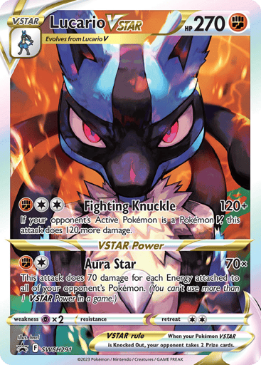 Lucario VSTAR - SWSH Black Star Promos SWSH291