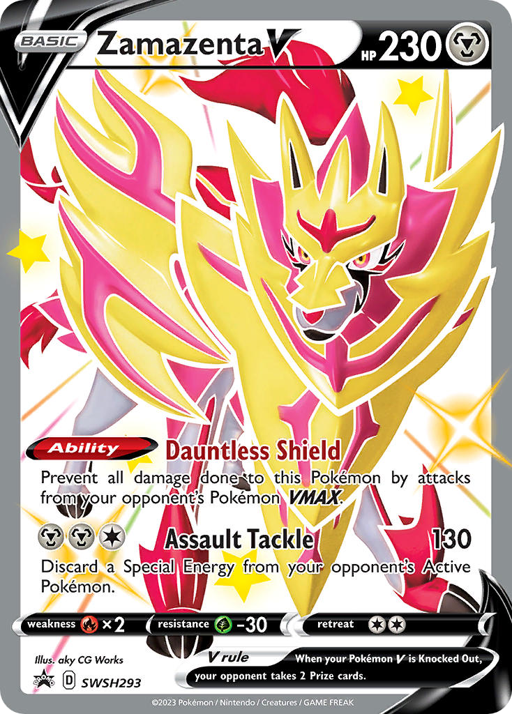Zamazenta V – SWSH Black Star Promos SWSH293 Pokémon card