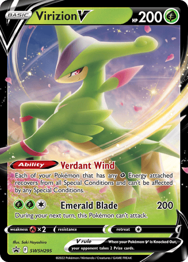 Virizion V - SWSH Black Star Promos SWSH295
