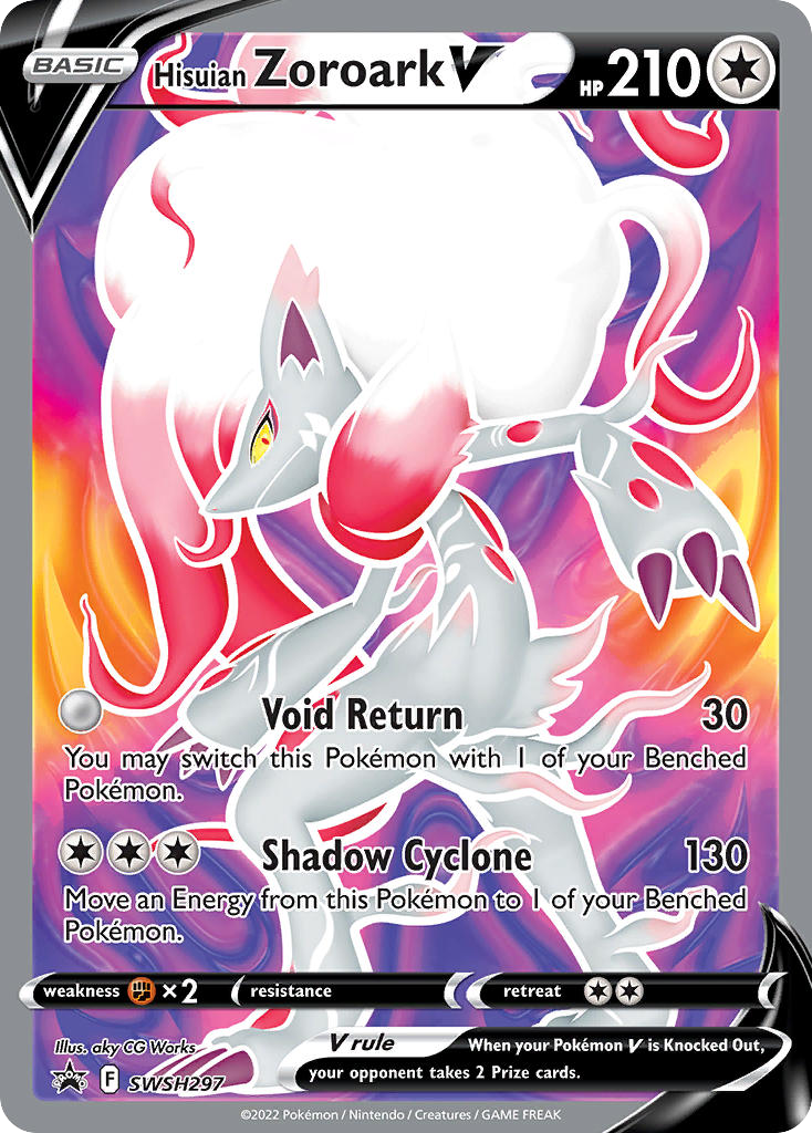 Hisuian Zoroark V – SWSH Black Star Promos SWSH297 Pokémon card
