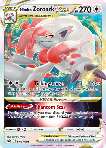 Hisuian Zoroark VSTAR - SWSH Black Star Promos SWSH298