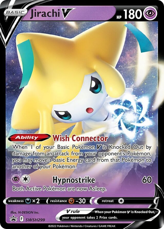 Jirachi V – SWSH Black Star Promos SWSH299 Pokémon card