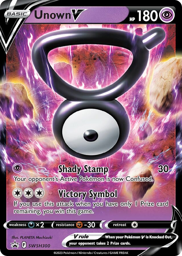 Unown V – SWSH Black Star Promos SWSH300 Pokémon card