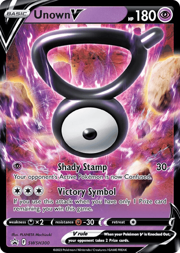 Unown V - SWSH Black Star Promos SWSH300