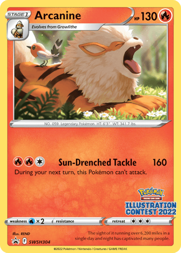 Arcanine - SWSH Black Star Promos SWSH304