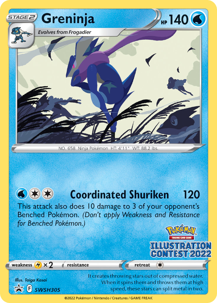 Greninja – SWSH Black Star Promos SWSH305 Pokémon card