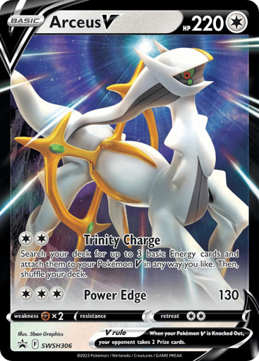 Arceus V - SWSH Black Star Promos SWSH306