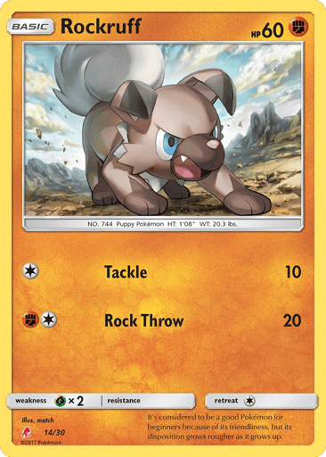 Rockruff - SM Trainer Kit Lycanroc 14