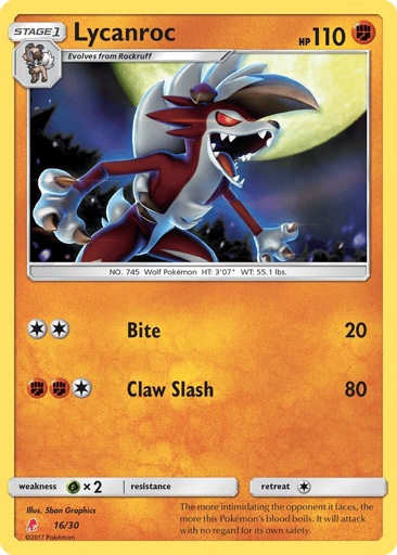 Lycanroc - SM Trainer Kit Lycanroc 16
