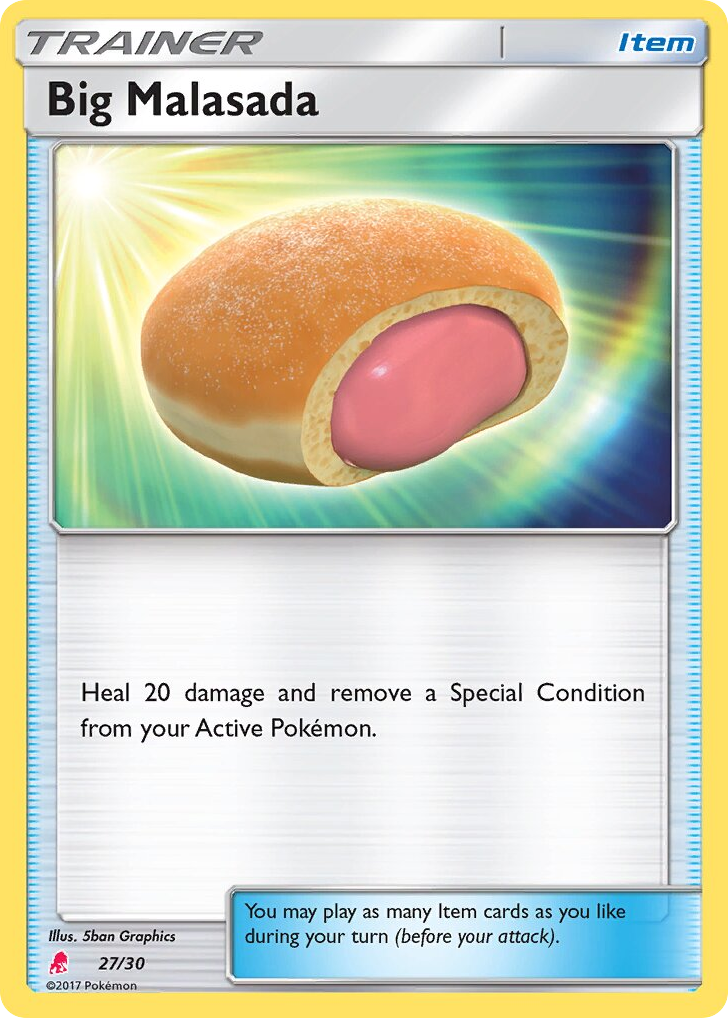 Big Malasada – SM Trainer Kit Lycanroc 27/30 Pokémon card