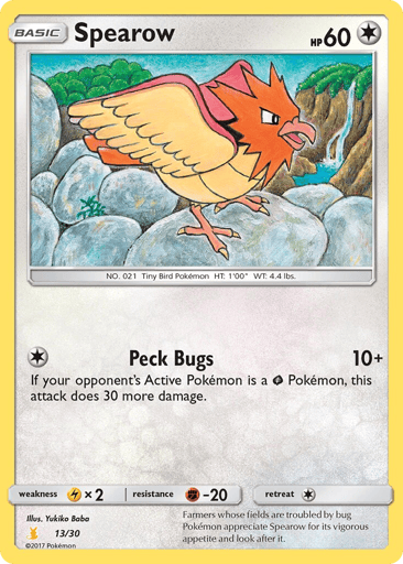 Spearow - SM Trainer Kit Alolan Raichu 13