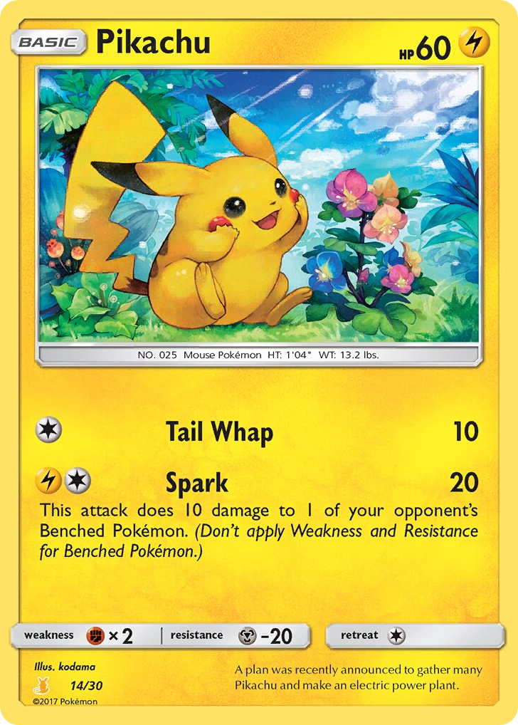 Pikachu – SM Trainer Kit Alolan Raichu 14/30 Pokémon card