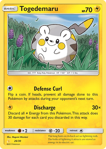 Togedemaru - SM Trainer Kit Alolan Raichu 26