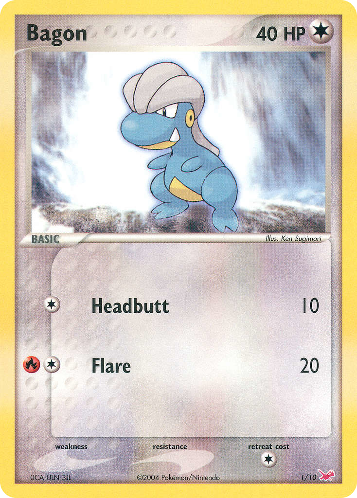 Bagon – EX Trainer Kit Latias 1/10 Pokémon card