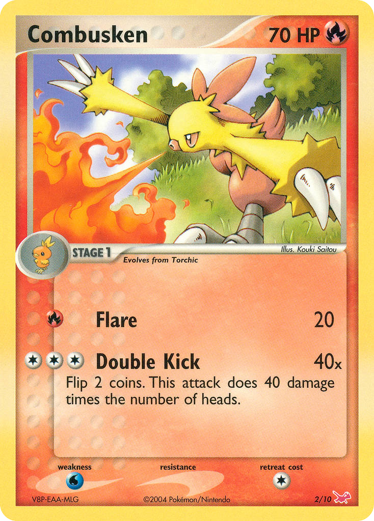 Combusken – EX Trainer Kit Latias 2/10 Pokémon card