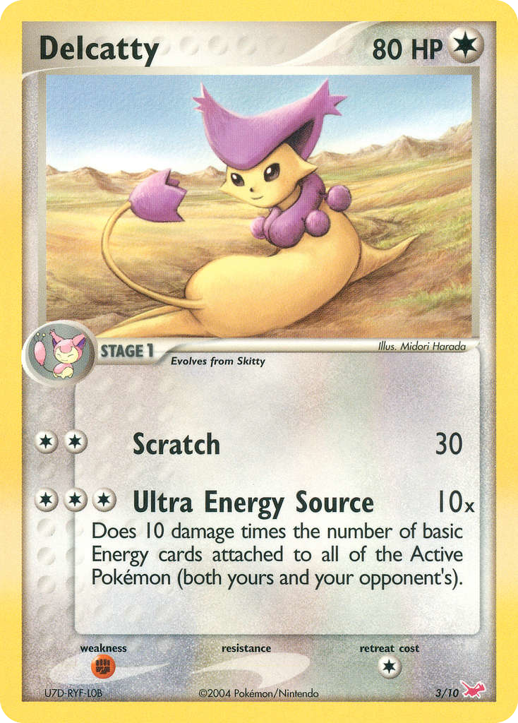 Delcatty – EX Trainer Kit Latias 3/10 Pokémon card