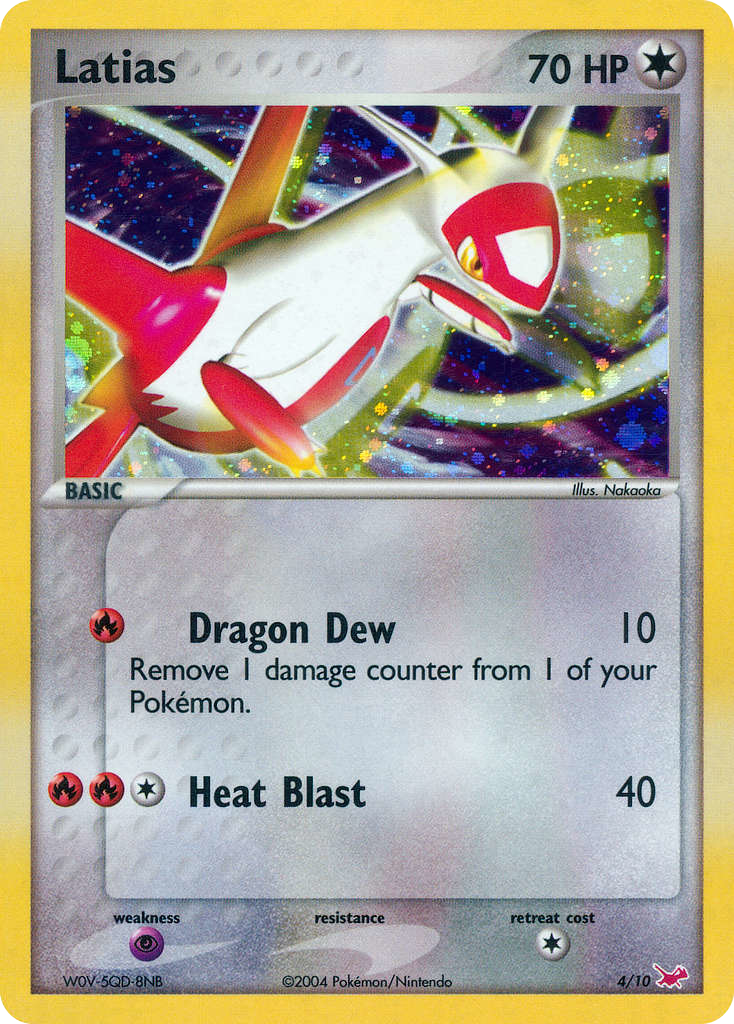 Latias – EX Trainer Kit Latias 4/10 Pokémon card