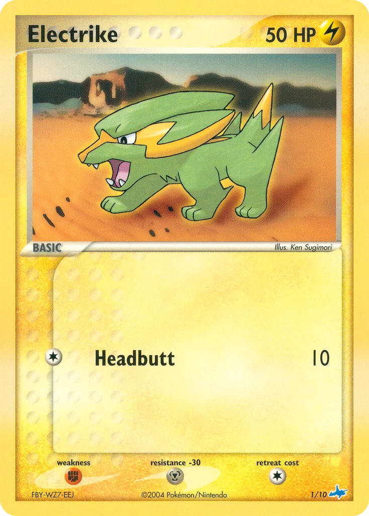 Electrike – EX Trainer Kit Latios 1/10 Pokémon card