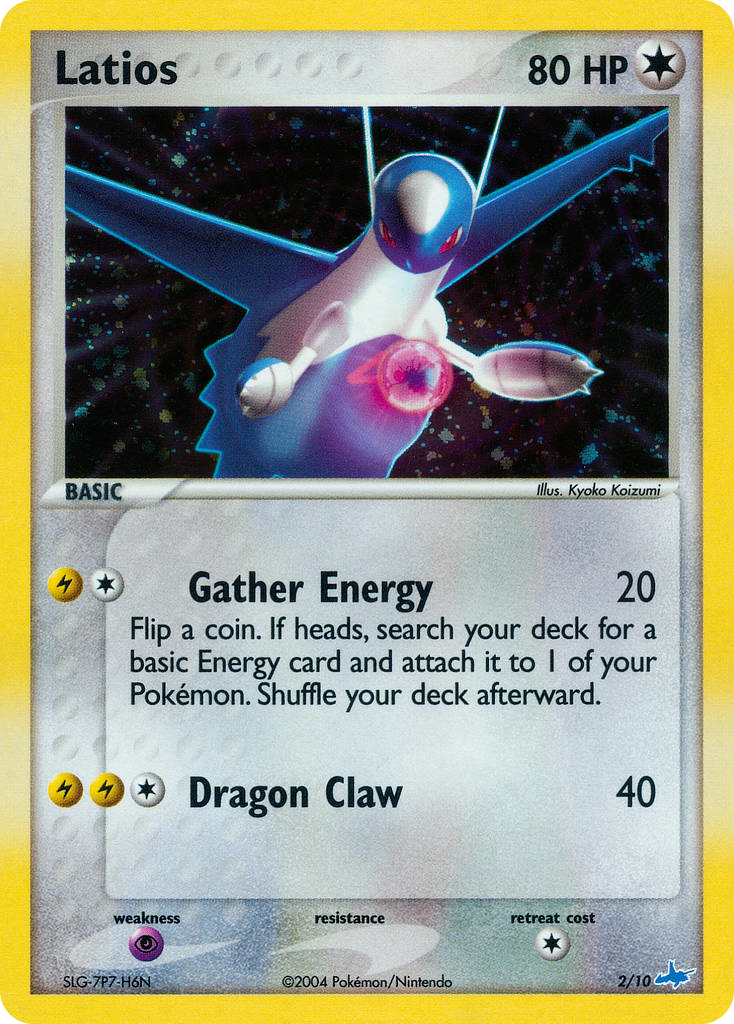 Latios – EX Trainer Kit Latios 2/10 Pokémon card