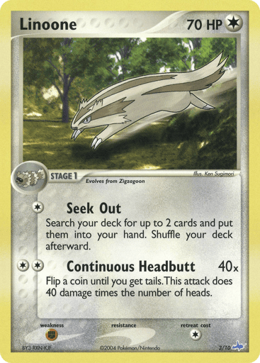 Linoone - EX Trainer Kit Latios 3