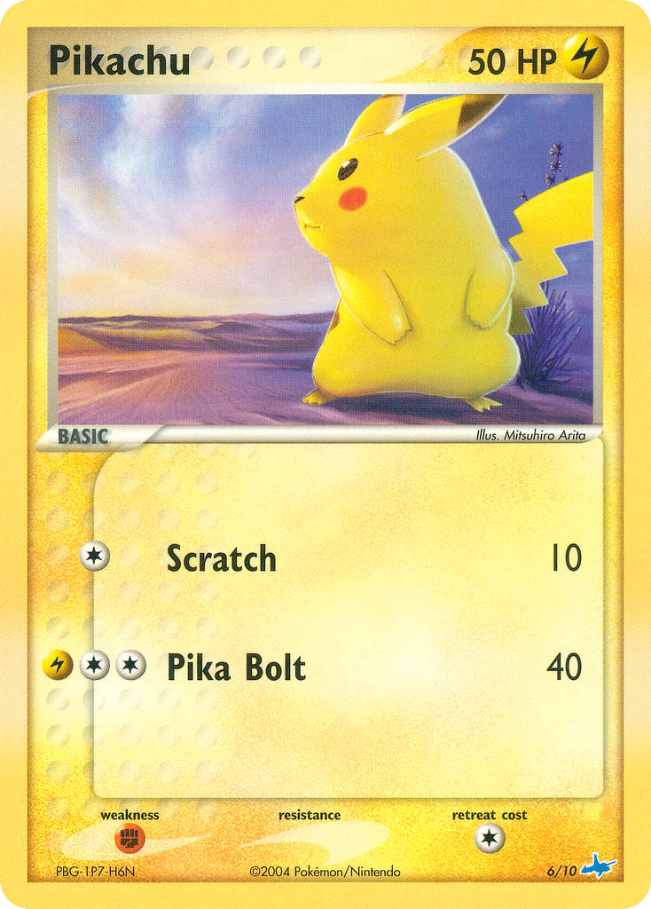 Pikachu – EX Trainer Kit Latios 6/10 Pokémon card