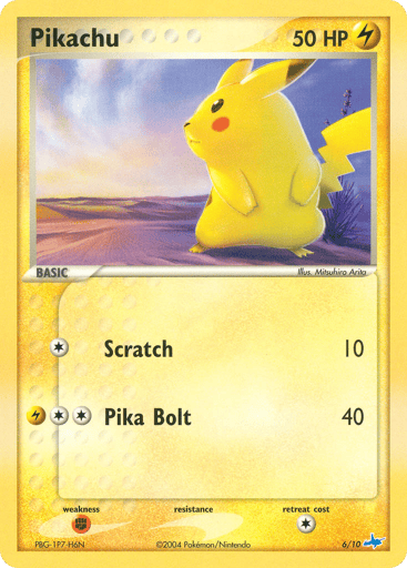 Pikachu - EX Trainer Kit Latios 6
