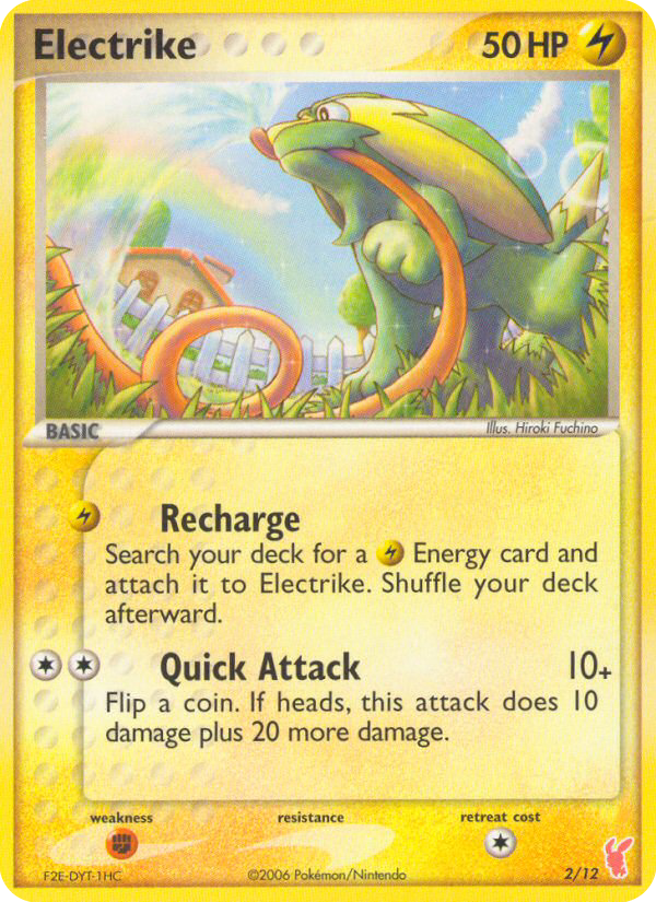 Electrike – EX Trainer Kit 2 Plusle 2/12 Pokémon card