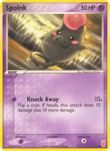 Spoink - EX Trainer Kit 2 Plusle 7