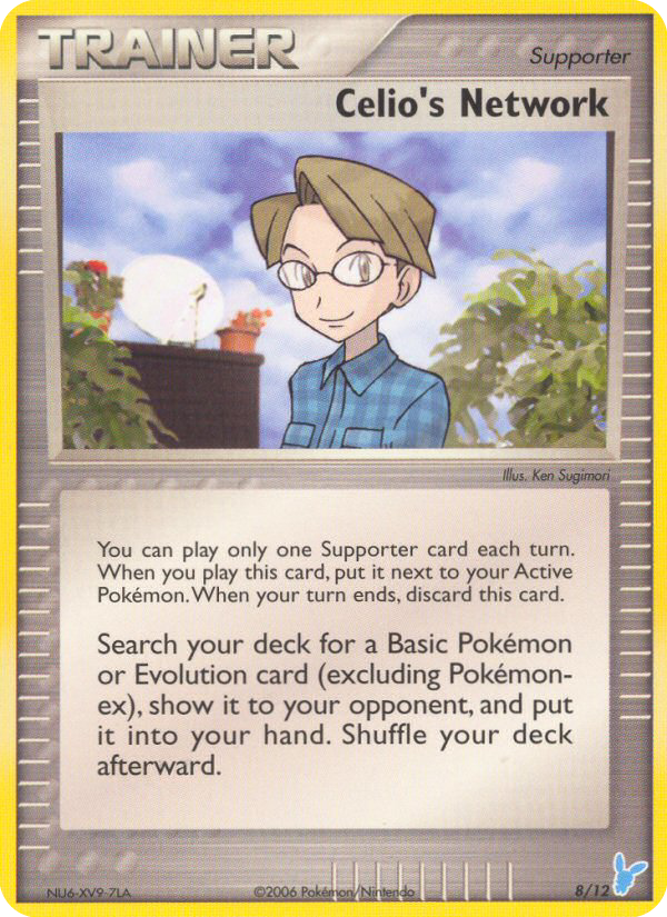 Celio's Network – EX Trainer Kit 2 Minun 8/12 Pokémon card