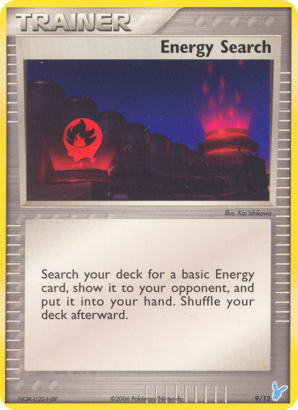 Energy Search – EX Trainer Kit 2 Minun 9/12 Pokémon card