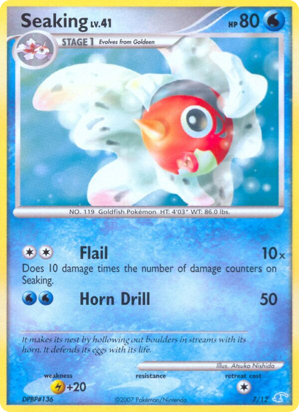 Seaking – DP Trainer Kit Manaphy 7/12 Pokémon card