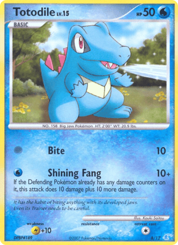 Totodile - DP Trainer Kit Manaphy 8