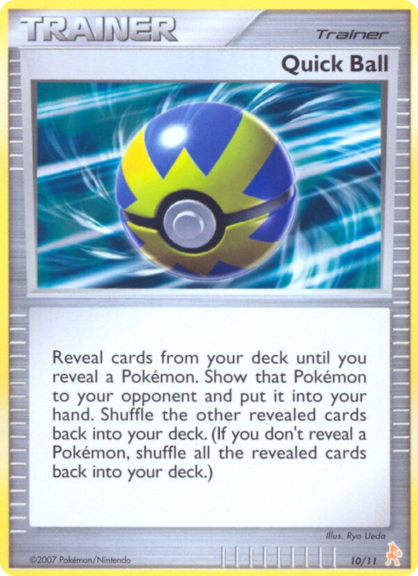 Quick Ball – DP Trainer Kit Lucario 10/11 Pokémon card
