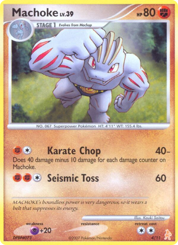 Machoke – DP Trainer Kit Lucario 4/11 Pokémon card