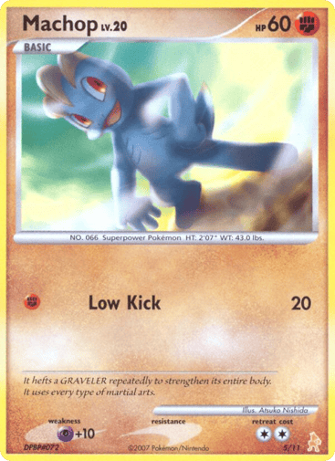 Machop - DP Trainer Kit Lucario 5