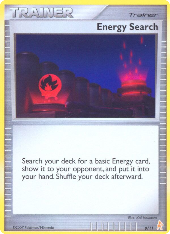 Energy Search – DP Trainer Kit Lucario 8/11 Pokémon card