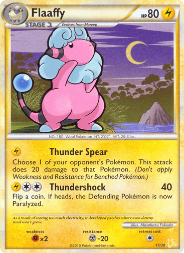 Flaaffy - HGSS Trainer Kit Raichu 17