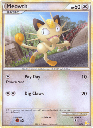 Meowth - HGSS Trainer Kit Raichu 4