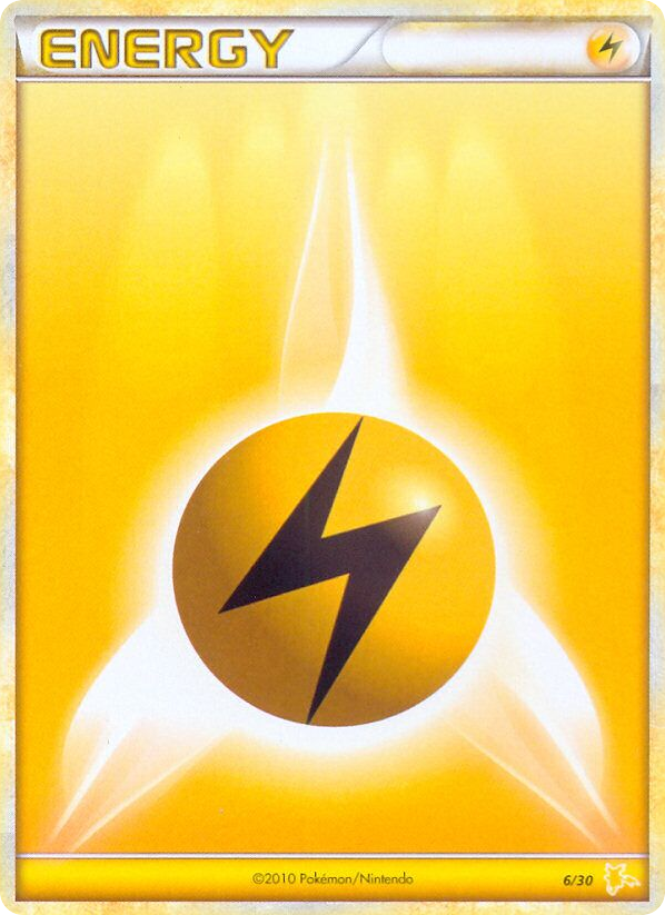 Lightning Energy – HGSS Trainer Kit Raichu 6/30 Pokémon card