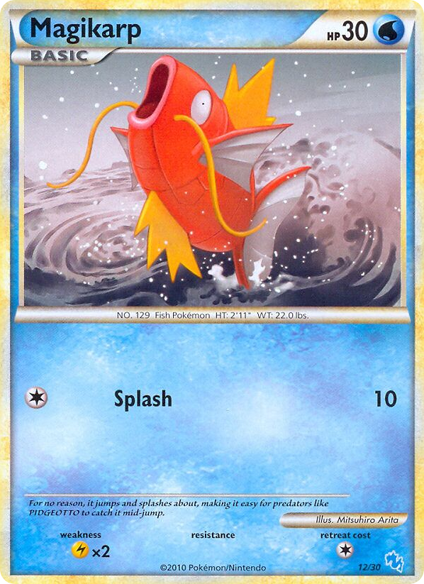 Magikarp – HGSS Trainer Kit Gyarados 12/30 Pokémon card