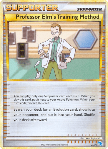 Professor Elm's Training Method - HGSS Trainer Kit Gyarados 25
