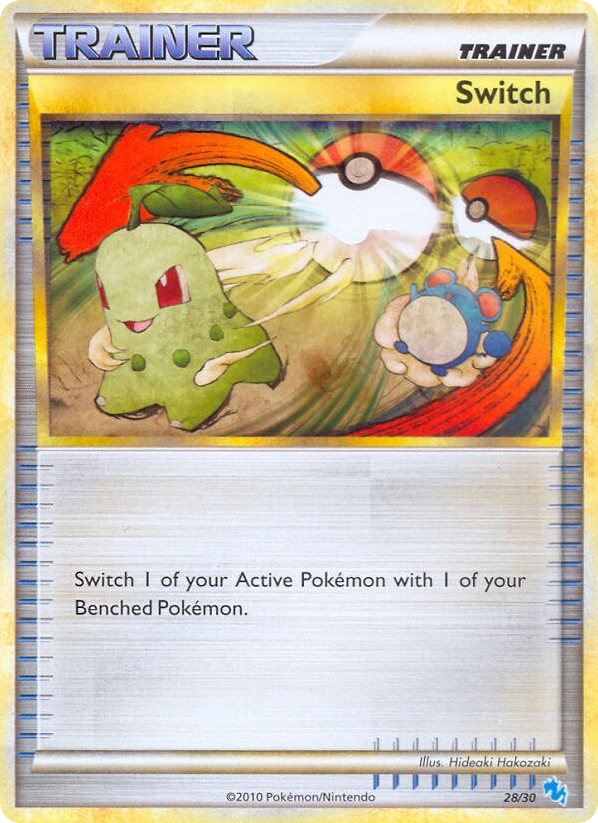 Switch – HGSS Trainer Kit Gyarados 28/30 Pokémon card
