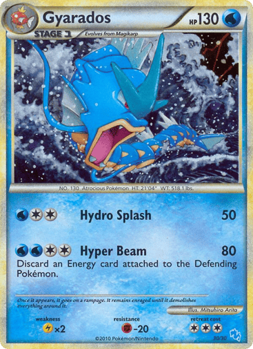Gyarados - HGSS Trainer Kit Gyarados 30
