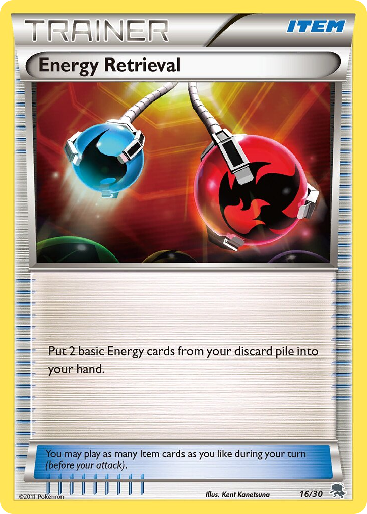 Energy Retrieval – BW Trainer Kit Zoroark 16/30 Pokémon card