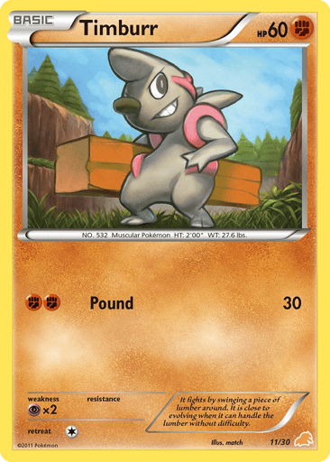 Timburr - BW Trainer Kit Excadrill 11